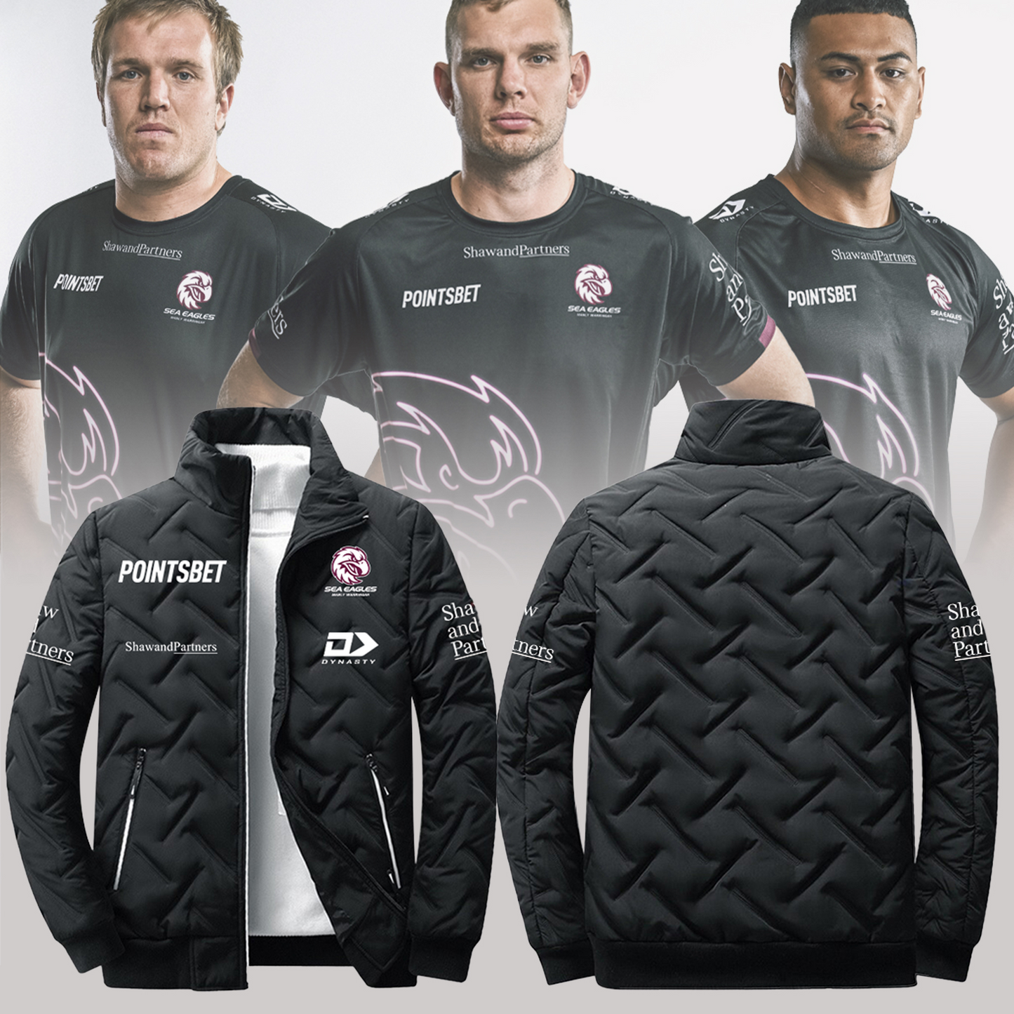 Manly Warringah Sea Eagles NRL Forever Limited Edition Jacket TM V3