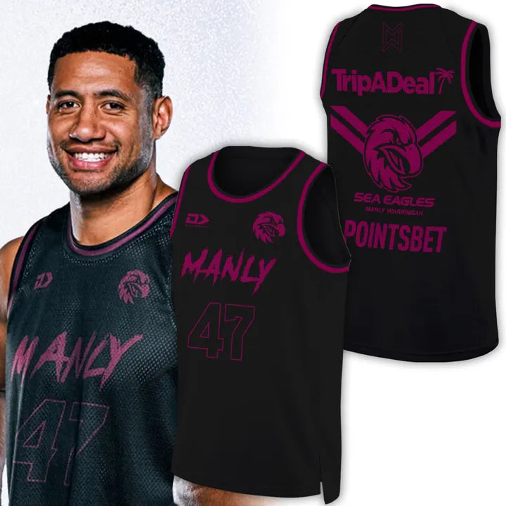 Manly Warringah Sea Eagles NRL Forever V3 Jersey TM