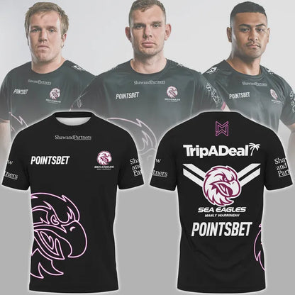Manly Warringah Sea Eagles NRL Forever V3 T-Shirt TM