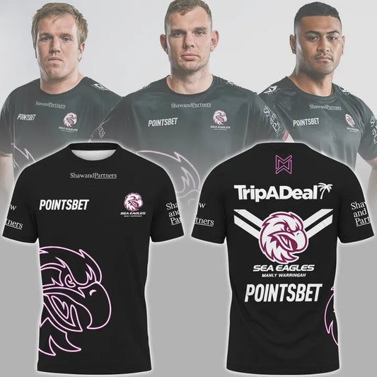 Manly Warringah Sea Eagles NRL Forever V3 T-Shirt TM