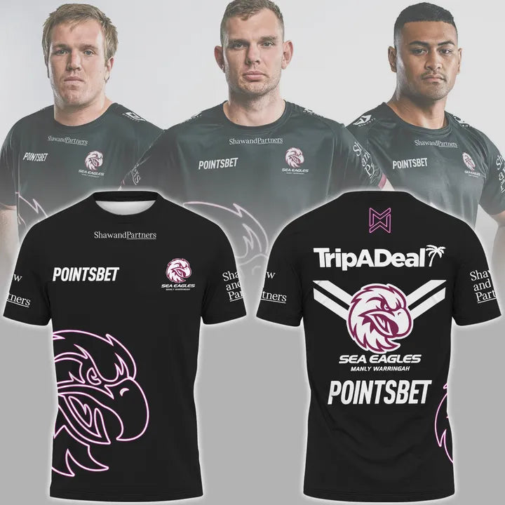 Manly Warringah Sea Eagles NRL Forever V3 T-Shirt NTA