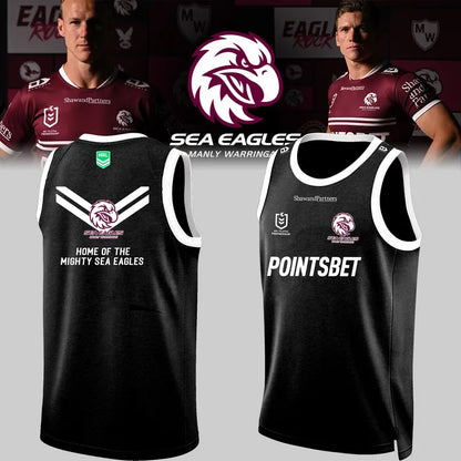 Manly Warringah Sea Eagles NRL Forever V5 Jersey TM