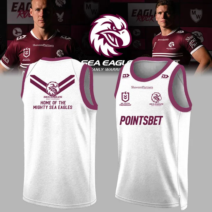 Manly Warringah Sea Eagles NRL Forever V6 Jersey TM