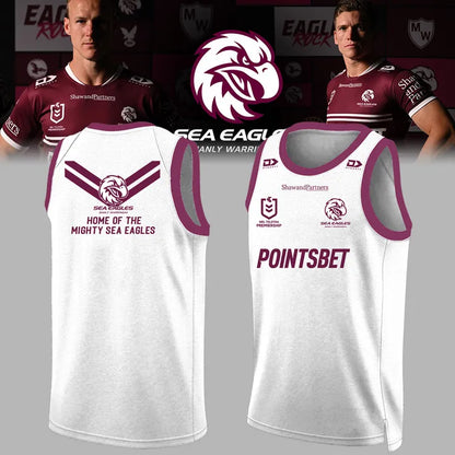 Manly Warringah Sea Eagles NRL Forever V6 Jersey TM
