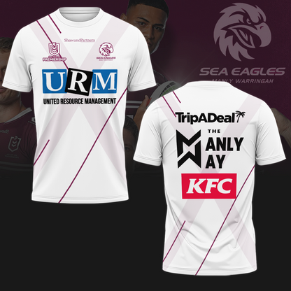 Manly Warringah Sea Eagles NRL Manly Way Limited Edition T-Shirt TM V1