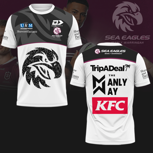 Manly Warringah Sea Eagles NRL Manly Way Limited Edition T-Shirt TM V2