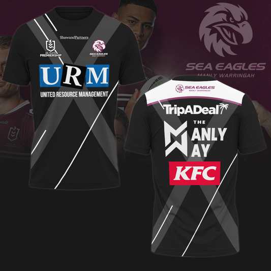 Manly Warringah Sea Eagles NRL Manly Way Limited Edition T-Shirt TM V5