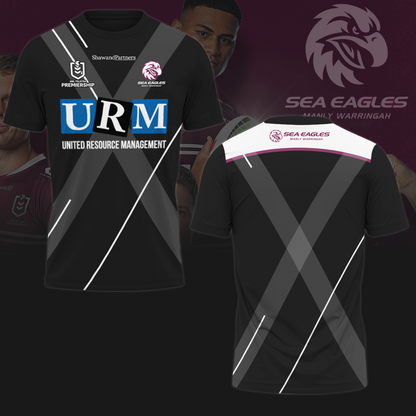 Manly Warringah Sea Eagles NRL Manly Way Limited Edition T-Shirt TM V6