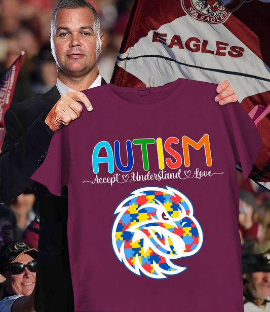 Manly Warringah Sea Eagles Support Autism Shirt