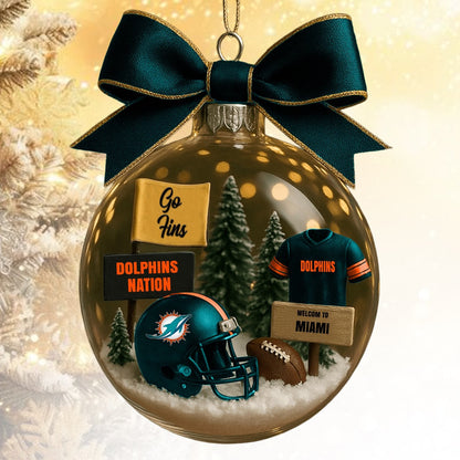 MD  NFL Acrylic Ball Ornament - Best Gift For Fans DDT CTND