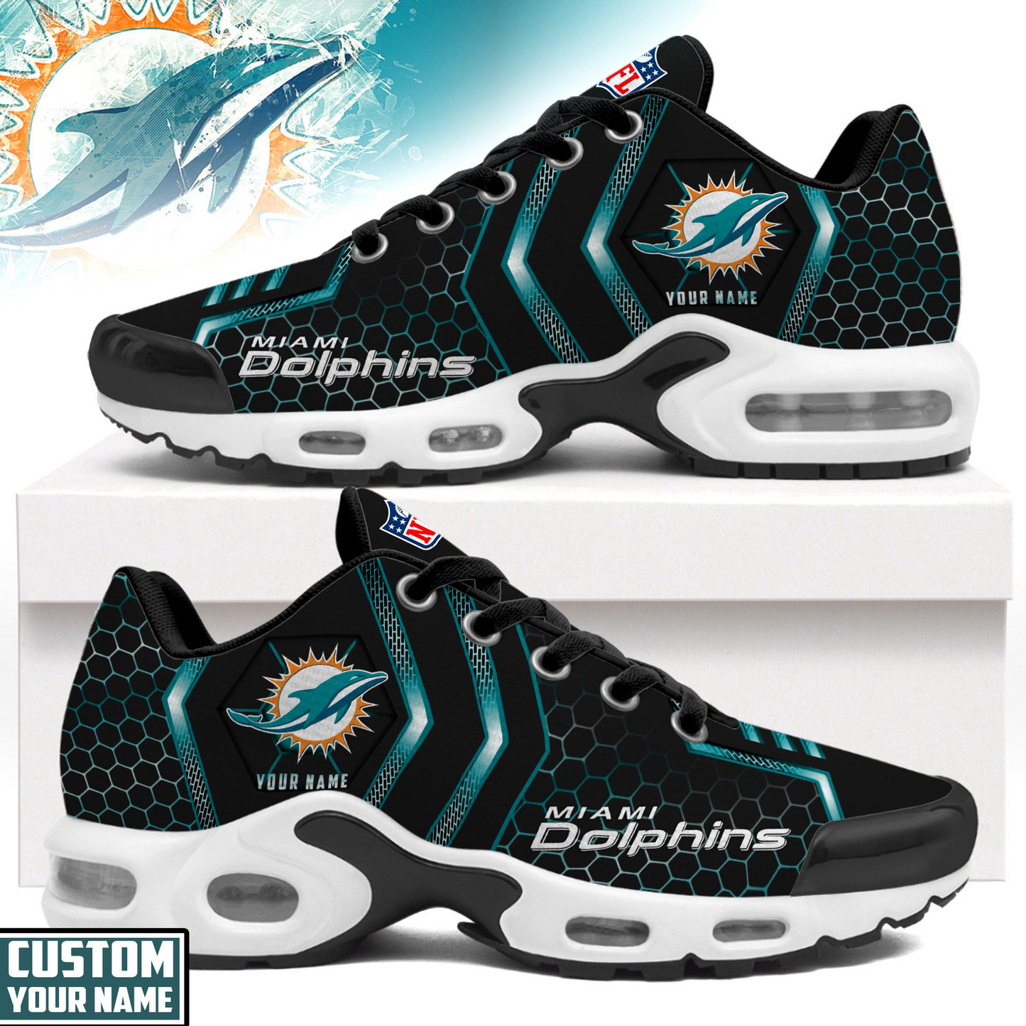 MD NFL Personalized Air Max Shoes Exclusive DDT CTND