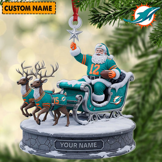 MD NFL Personalized Christmas Ornament Gift For Family DDTNTL