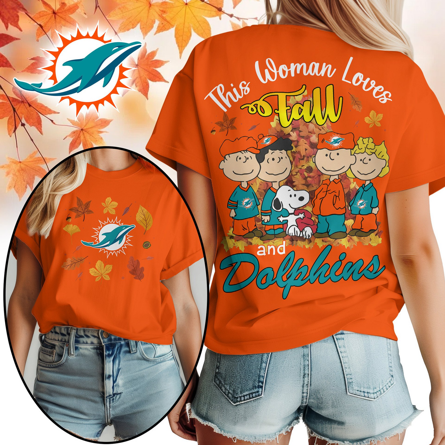 MD Premium NFL This Woman loves fall 3D Shirt DDT CTND