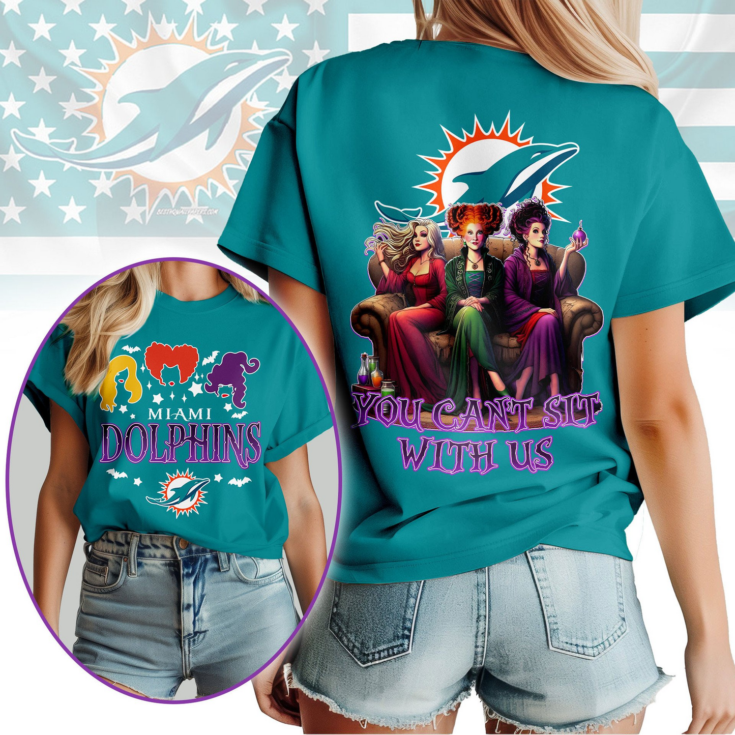 MD Premium NFL You Can't Sit With Us 3D T-shirt DDT NTL