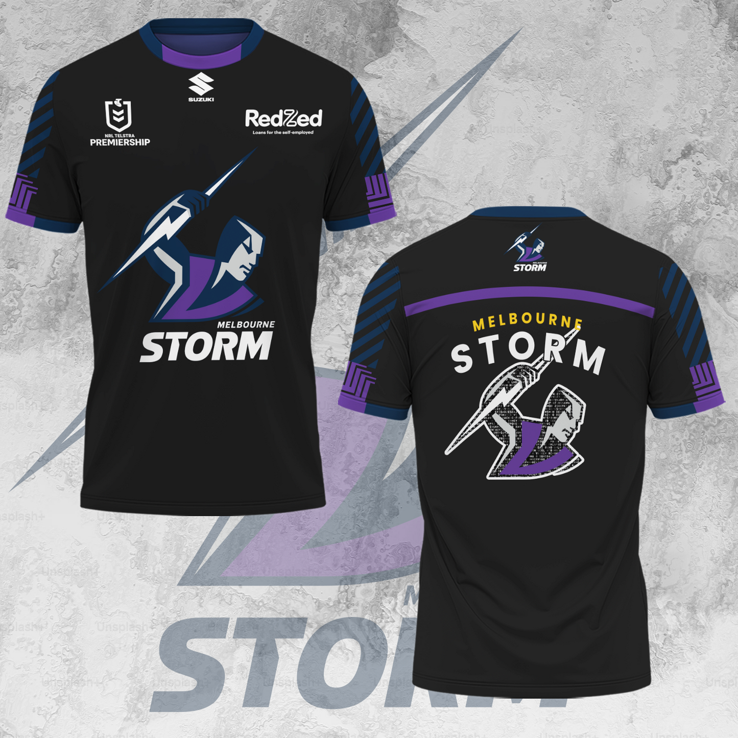 Melbourne Storm NRL 2025 Limited Edition T-Shirt TM V1