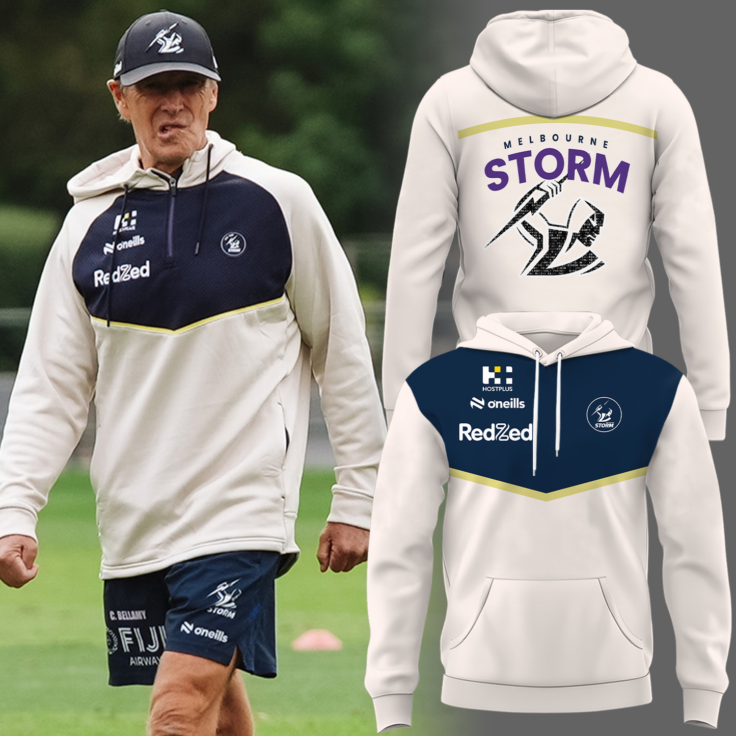 Melbourne Storm NRL Up Limited Edition Hoodie TM NTA V1
