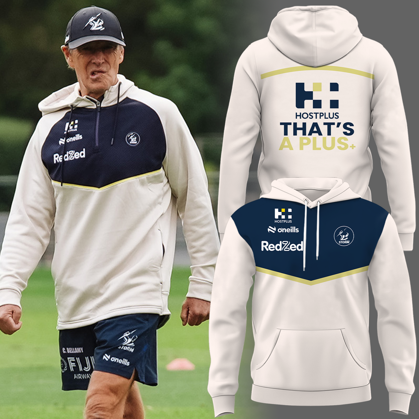 Melbourne Storm NRL Up Limited Edition Hoodie TM V3