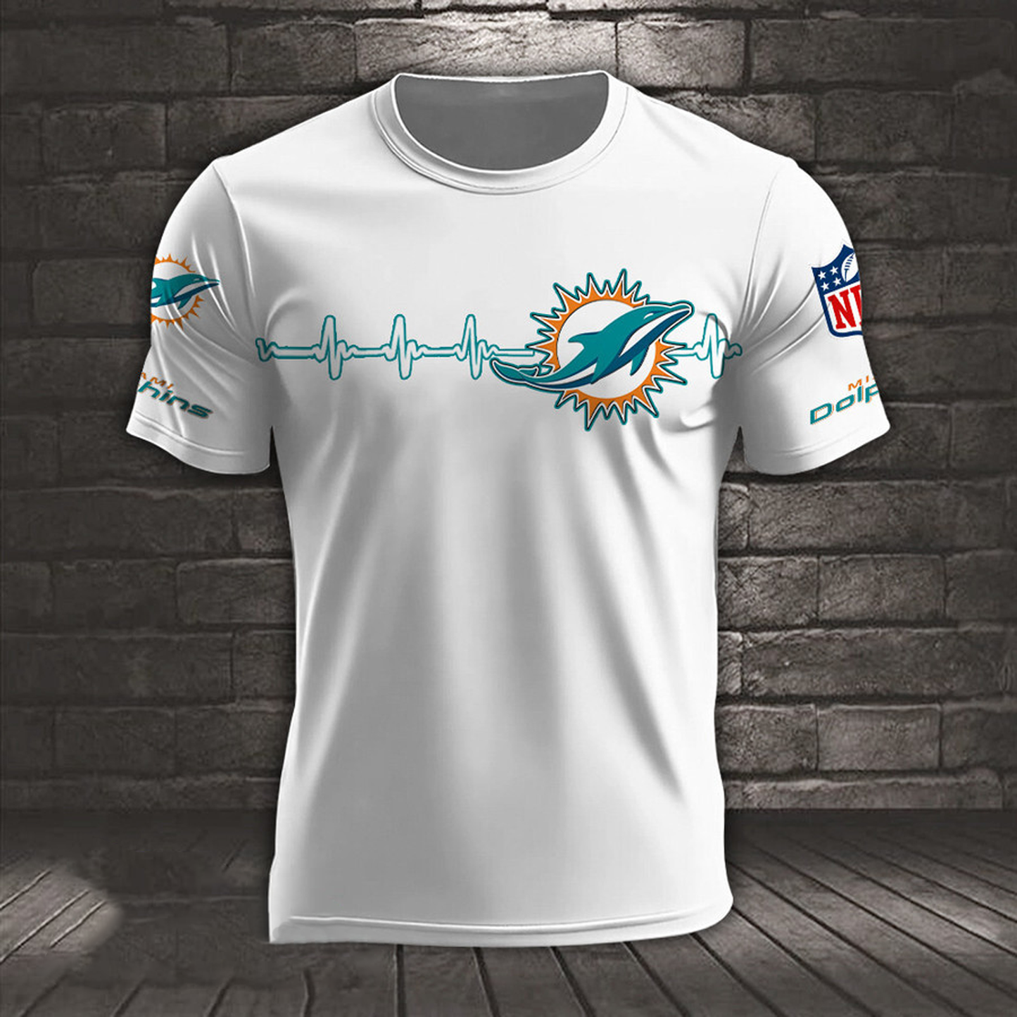 MIA x NFL Heart Rate Map Special 3D Shirt DatND ThuongNH