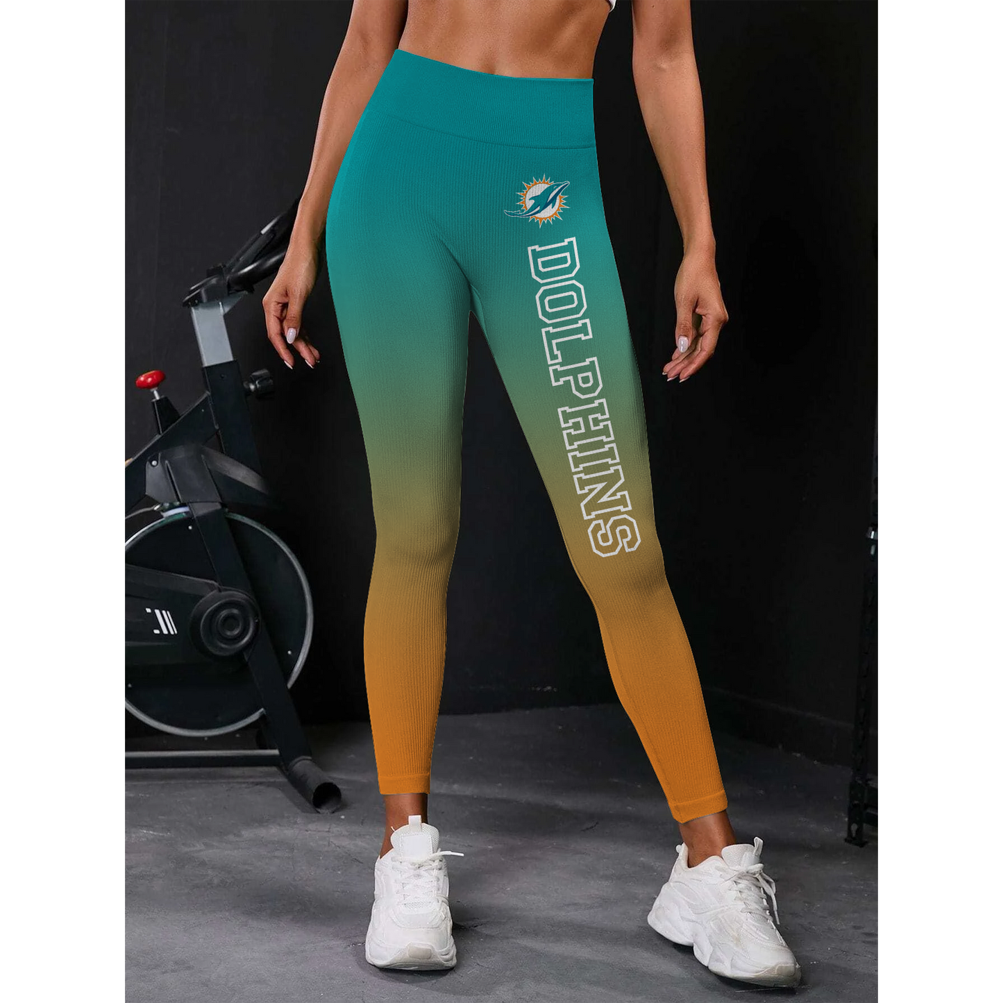 MIA x NFL High Waist Push Up Printed Leggings DATND TANTD