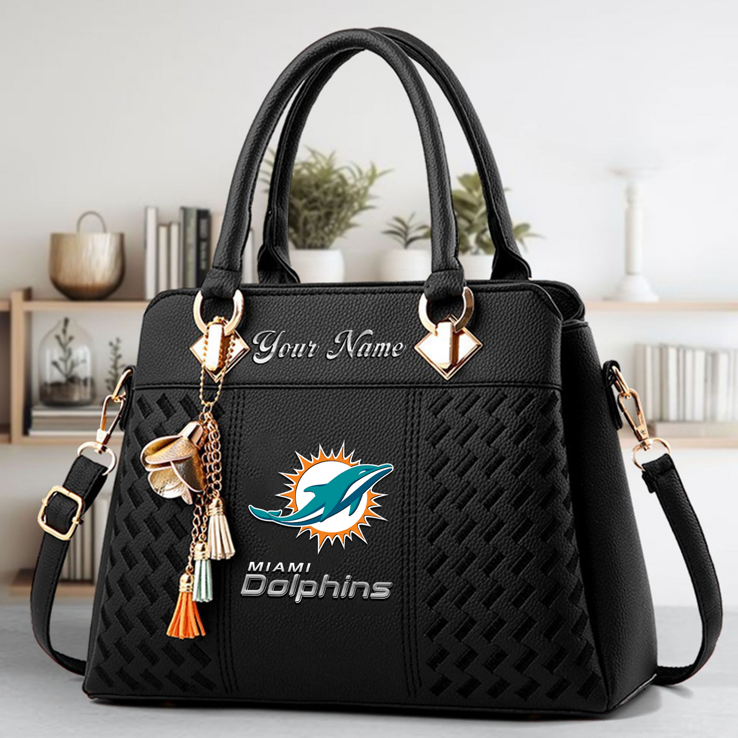 MIA x NFL Leather Bag DATND TANTD