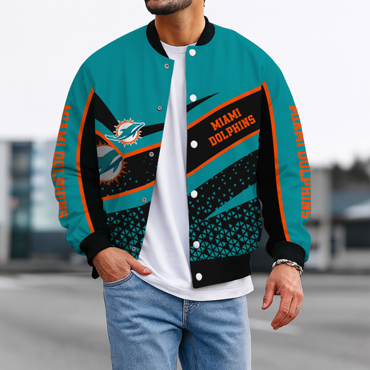 MIA x NFL New Baseball Jacket DatND ThuongNH