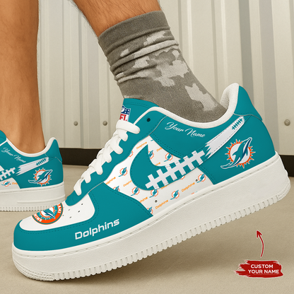 MIA x NFL Personalized AF1 Shoes DatND DVT