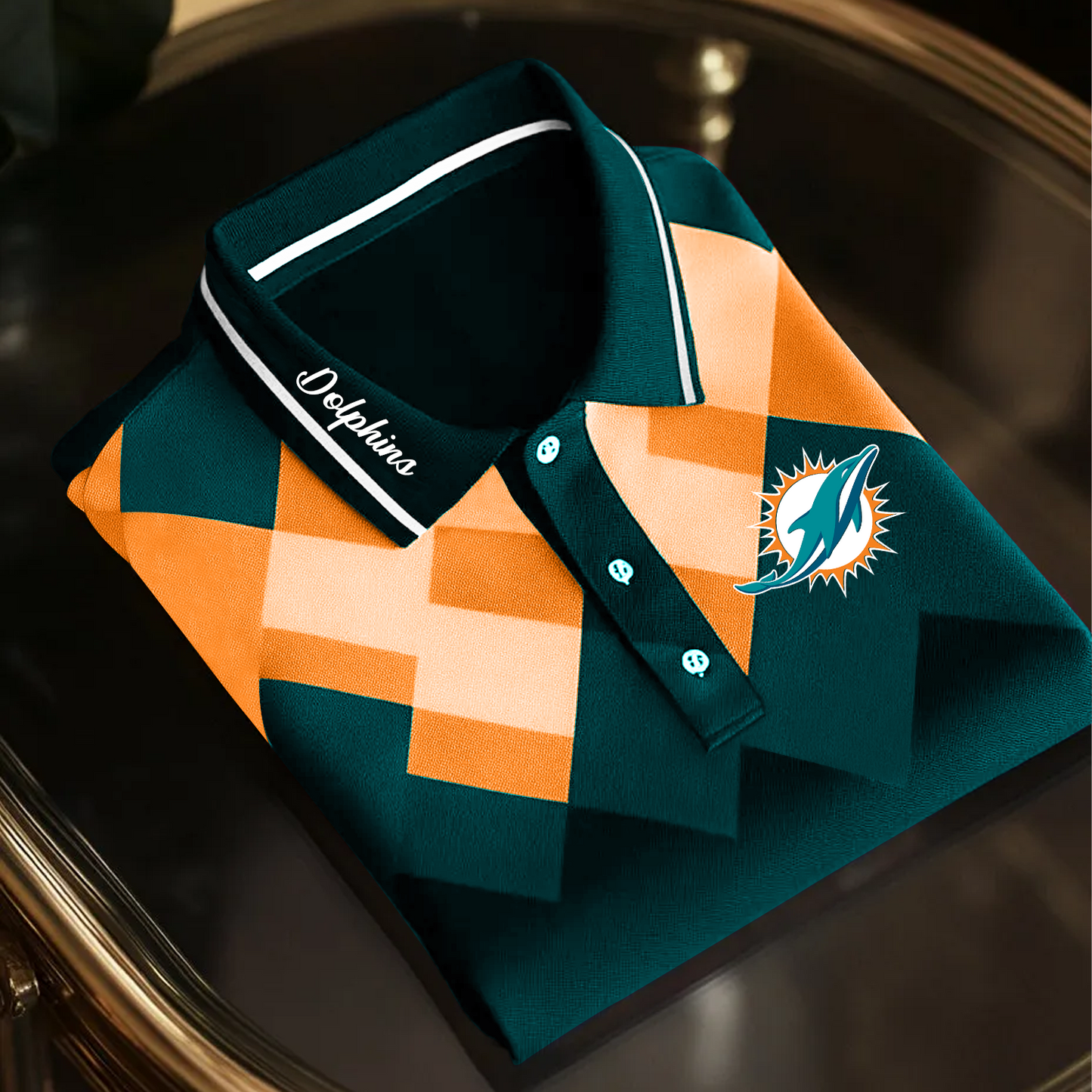 MIA x NFL Polo Shirt NDT TANTD