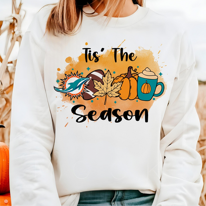 MIA x NFL Tis' The SeaSon Sweatshirt DatND DVT