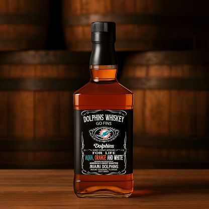 MIA x NFL Whiskey For True Fans Only DATND TANTD