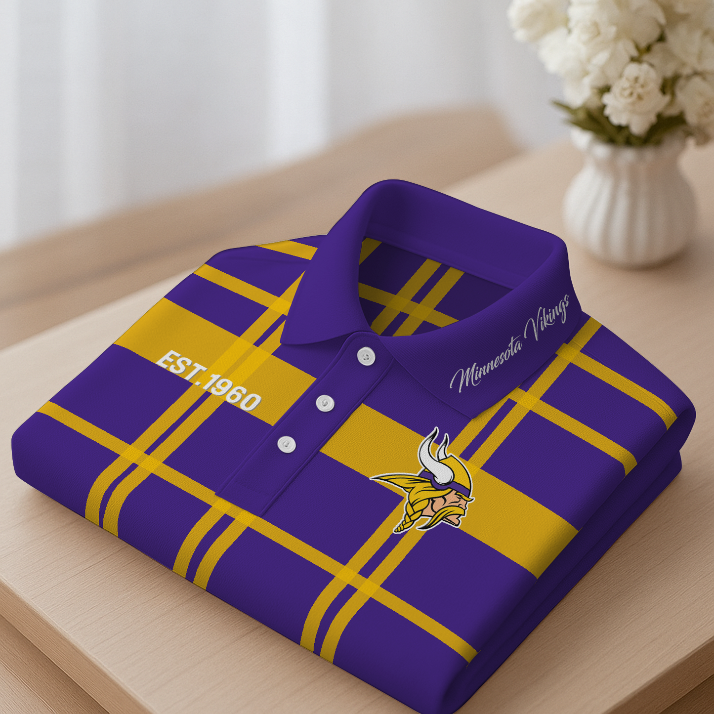 MIN Premium NFL Polo Shirt DatND DVT