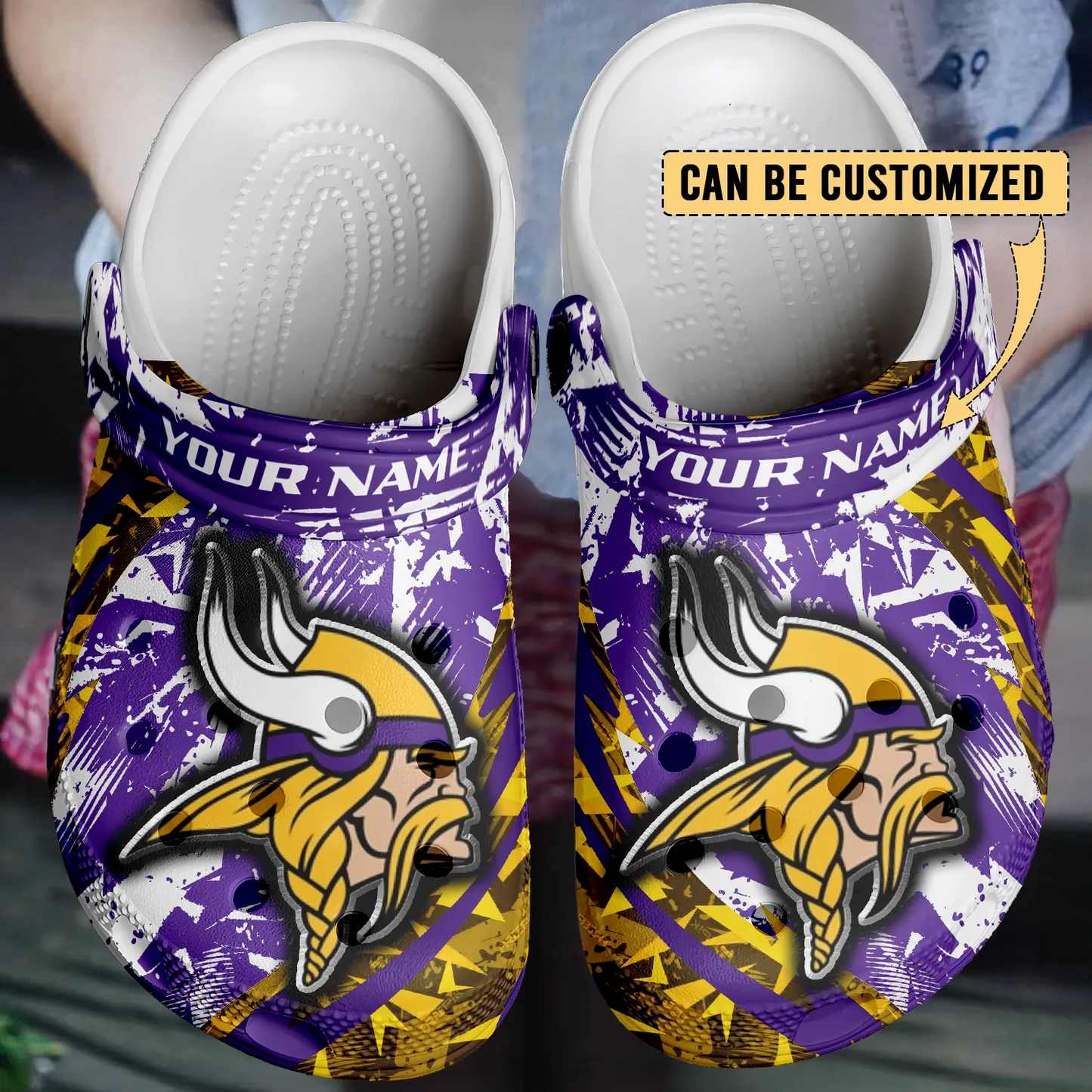 MIN x NFL Crocs Crocband Clogs Shoes DatND DVT