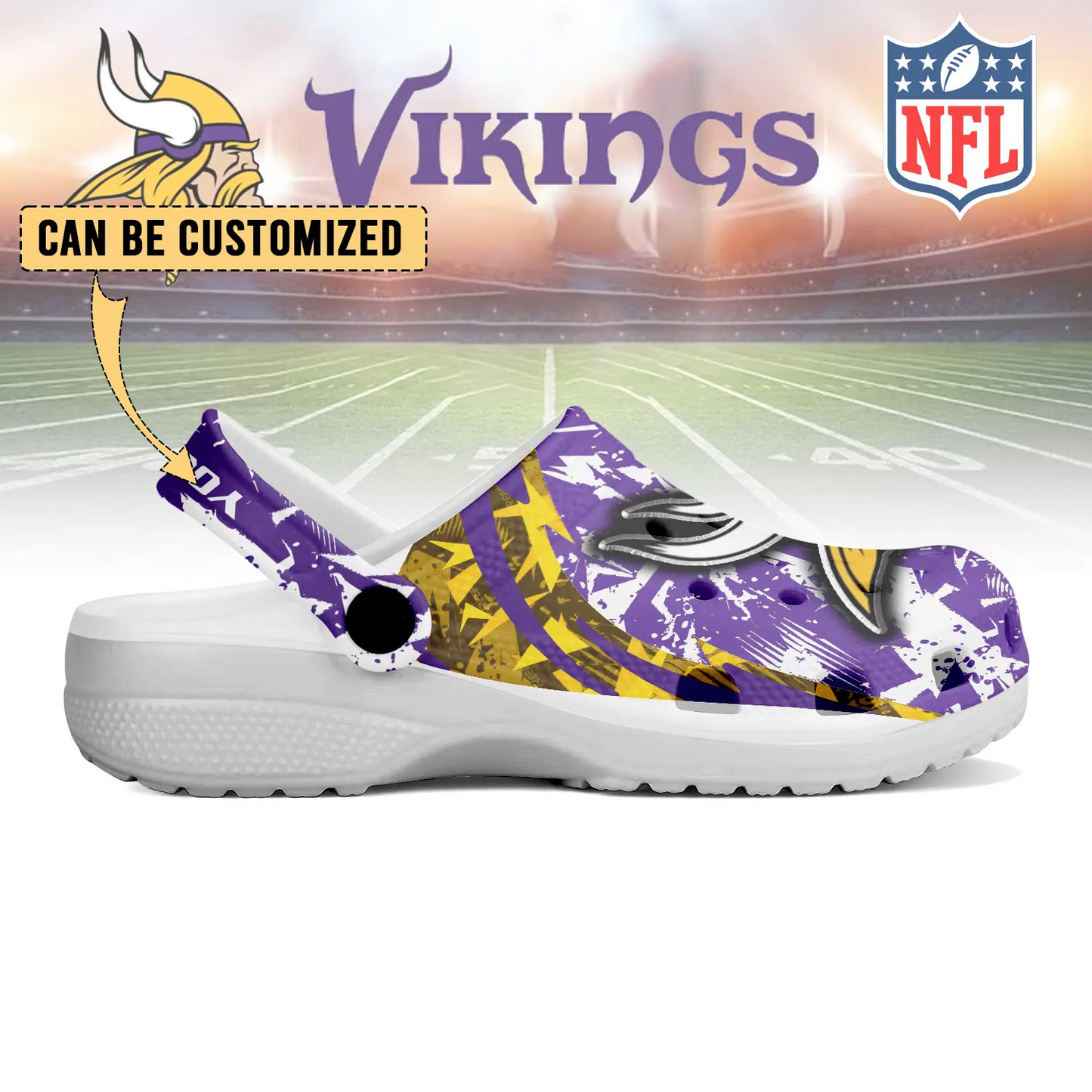 MIN x NFL Crocs Crocband Clogs Shoes DatND DVT