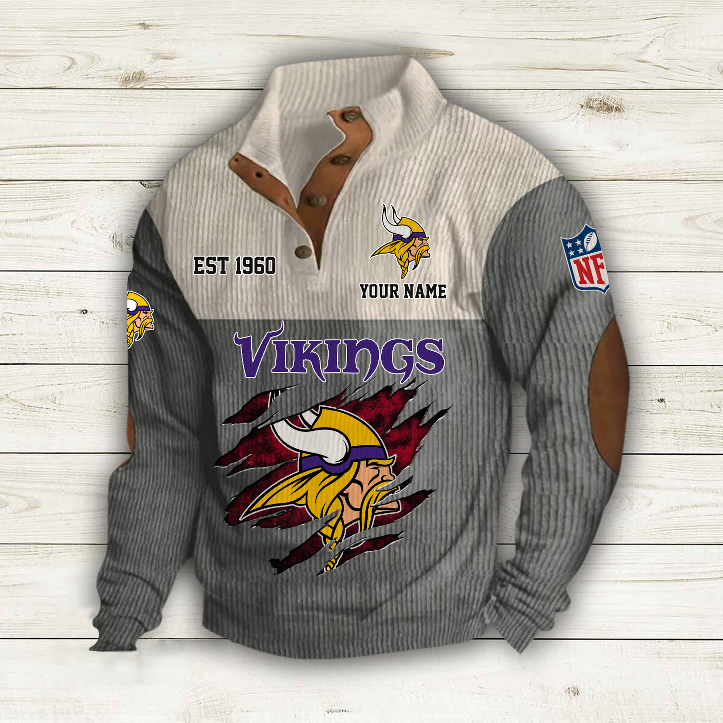 MIN x NFL Custom Name Sport Sweatshirt DatND DVT