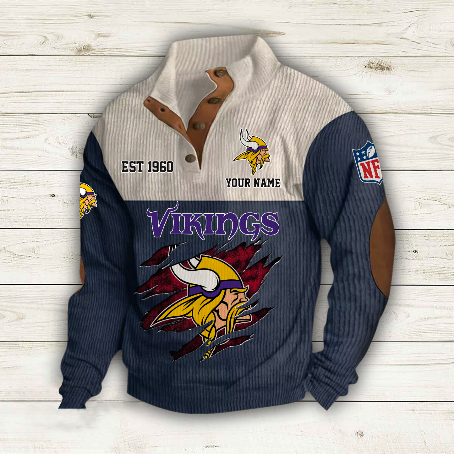 MIN x NFL Custom Name Sport Sweatshirt DatND DVT
