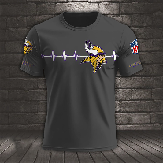MIN x NFL Heart Rate Map Special 3D Shirt DatND ThuongNH