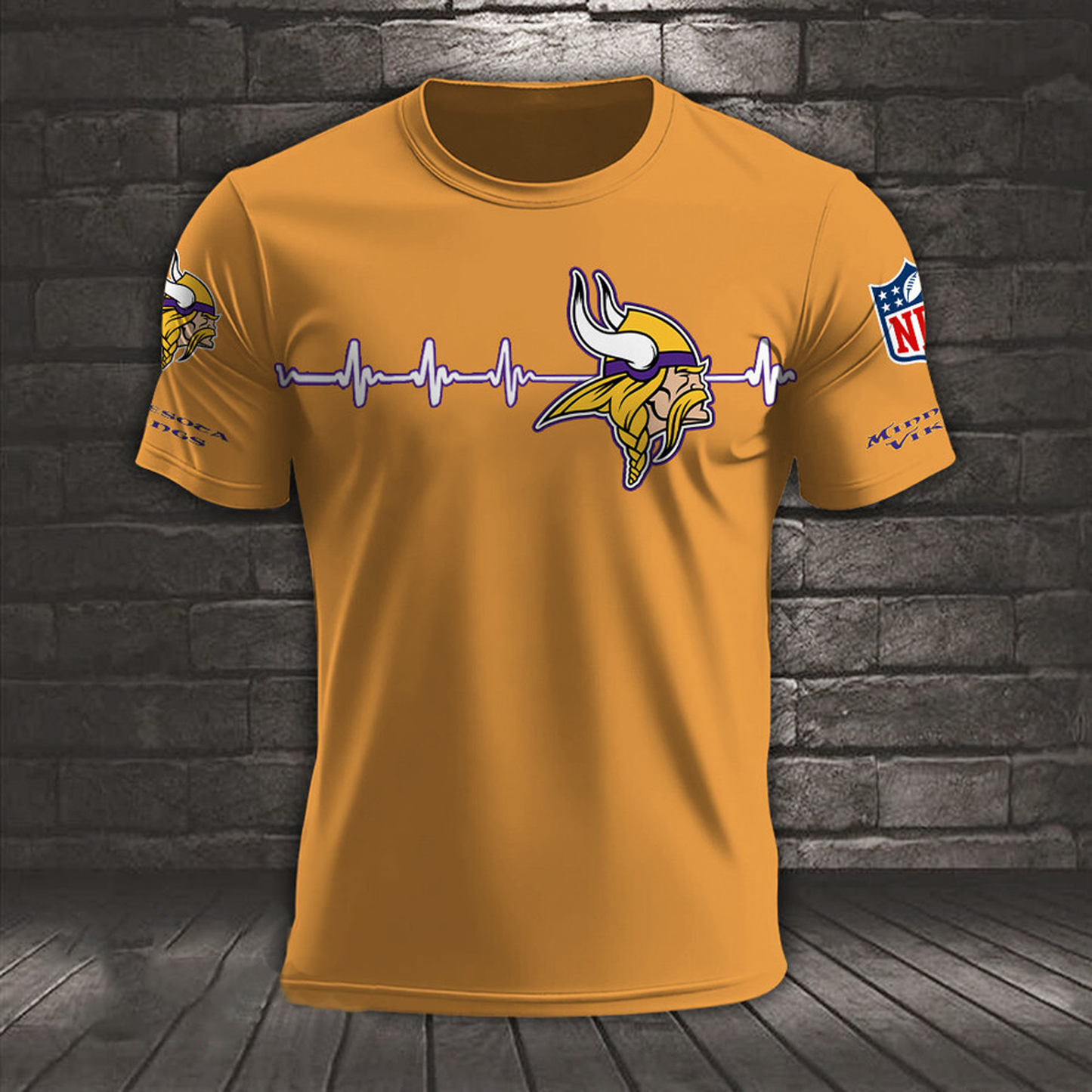 MIN x NFL Heart Rate Map Special 3D Shirt DatND ThuongNH