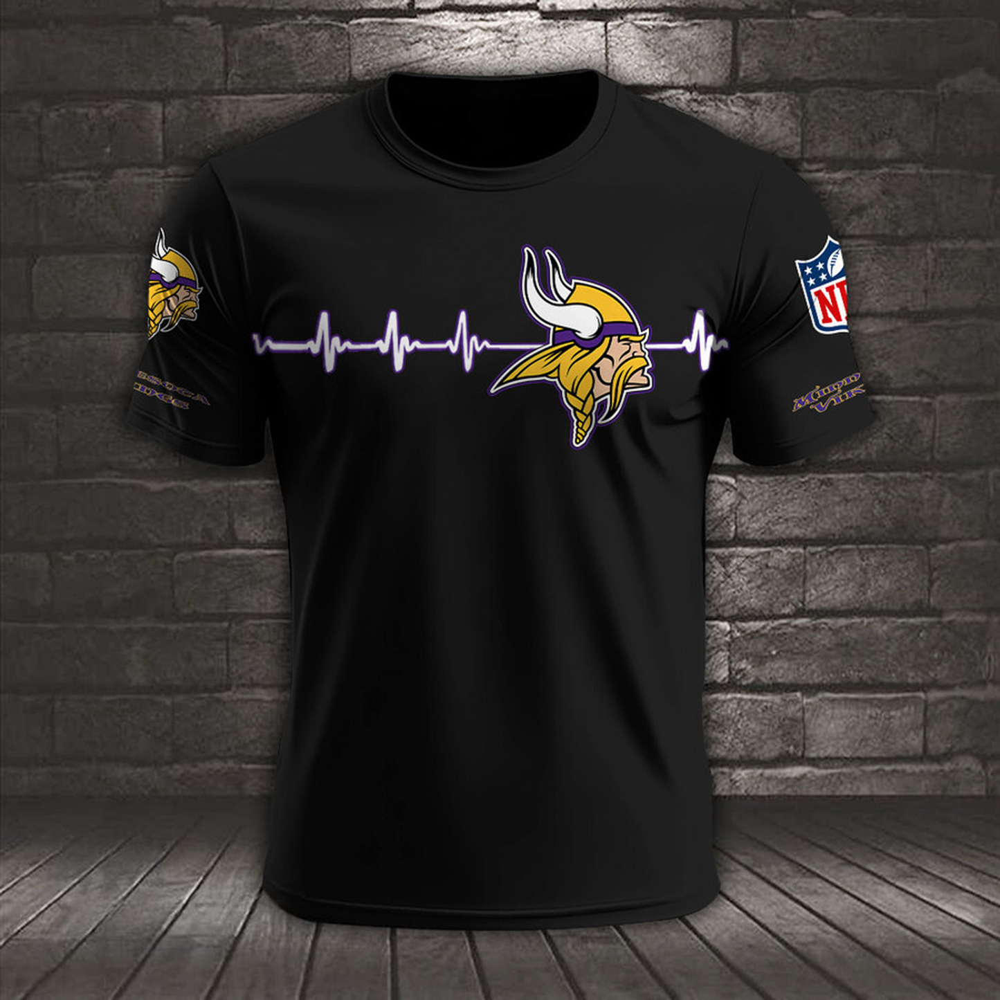 MIN x NFL Heart Rate Map Special 3D Shirt DatND ThuongNH