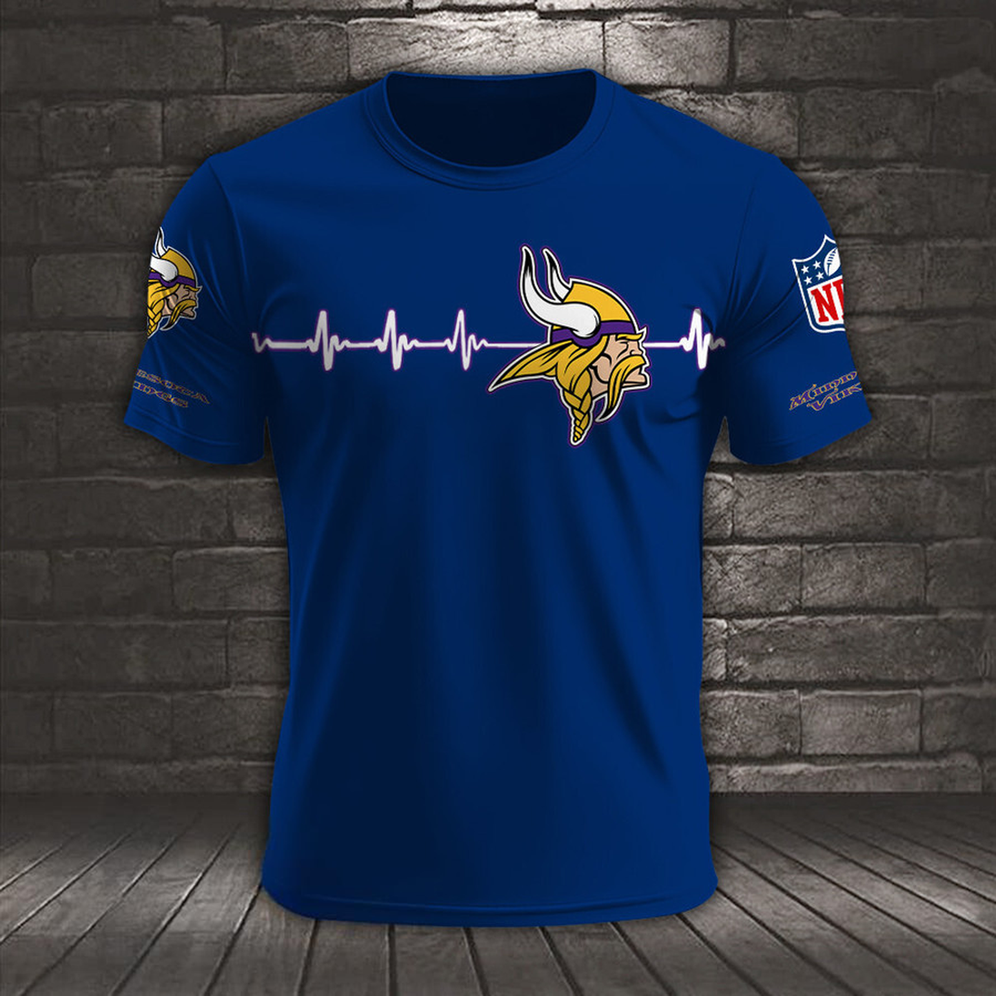 MIN x NFL Heart Rate Map Special 3D Shirt DatND ThuongNH