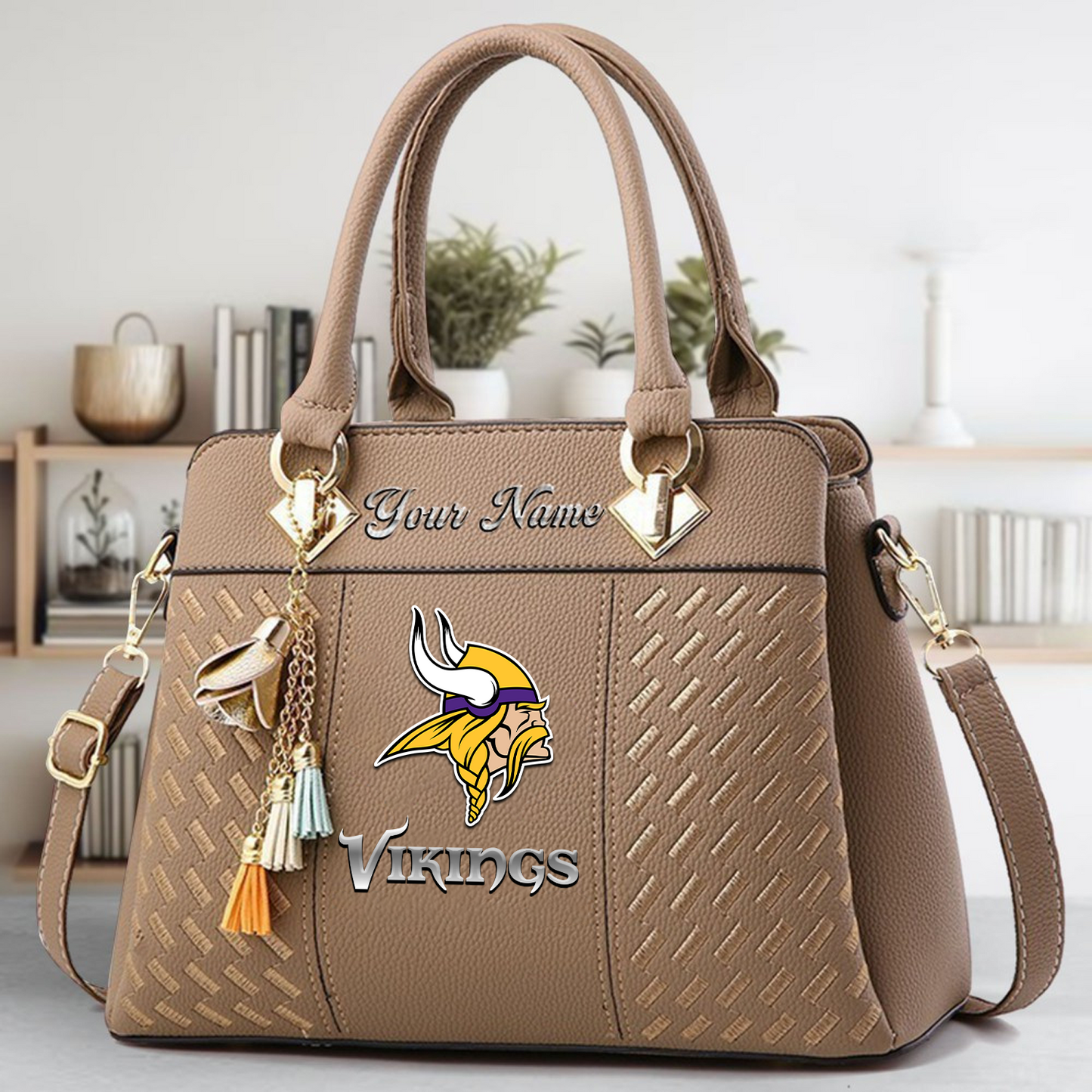 MIN x NFL Leather Bag DATND TANTD