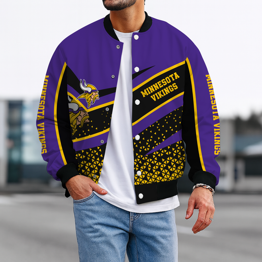MIN x NFL New Baseball Jacket DatND ThuongNH
