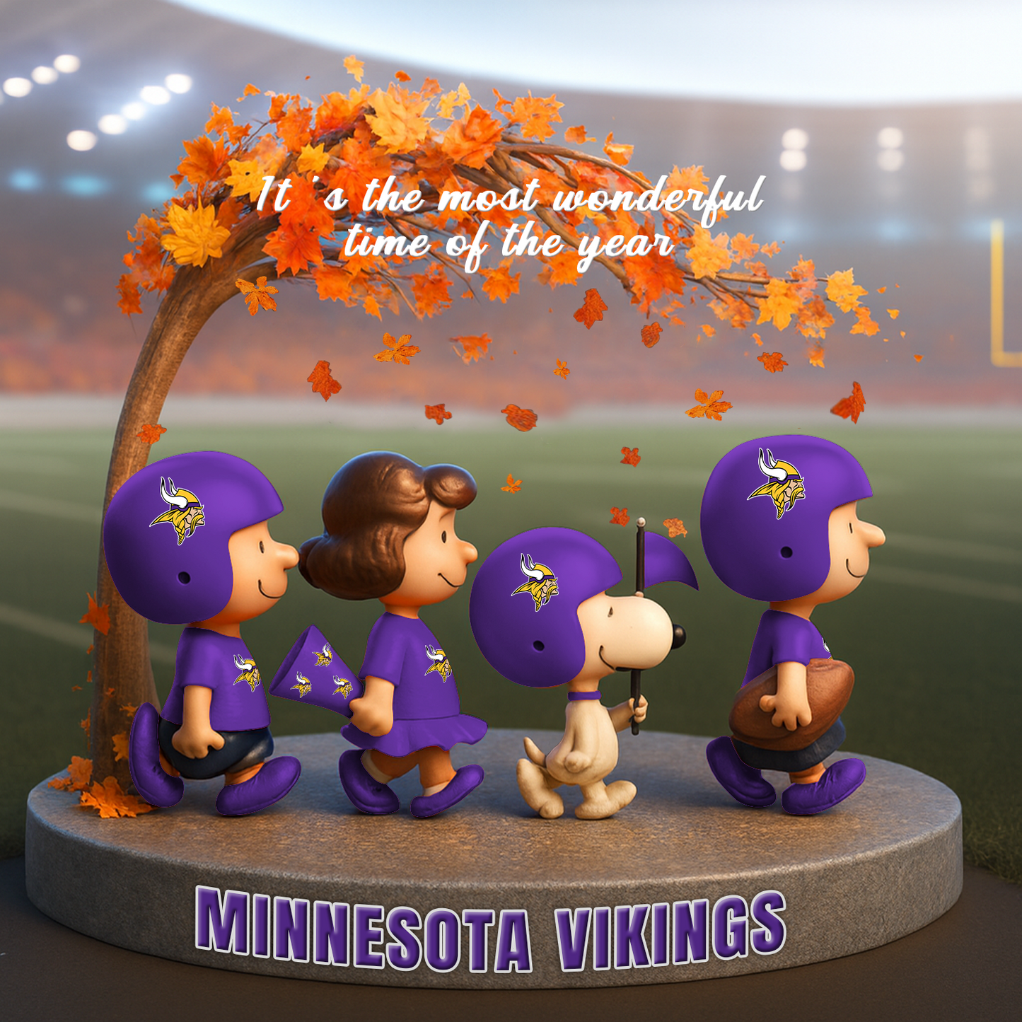 MIN x NFL Premium Acrylic Block DATND TANTD