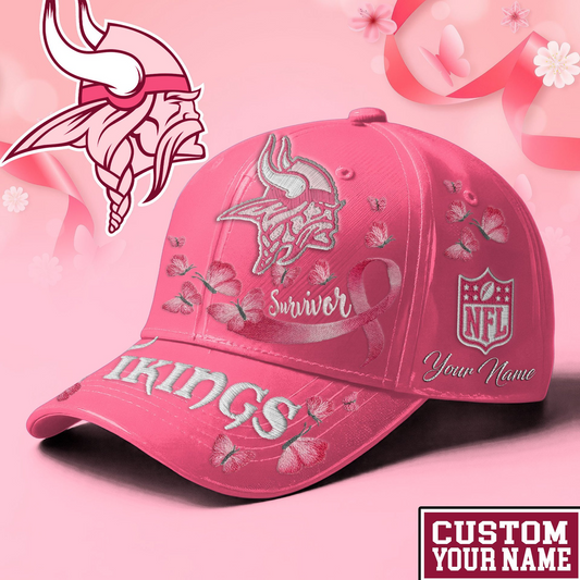 MIN x NFL Premium Classic Cap Breast Cancer Survivor