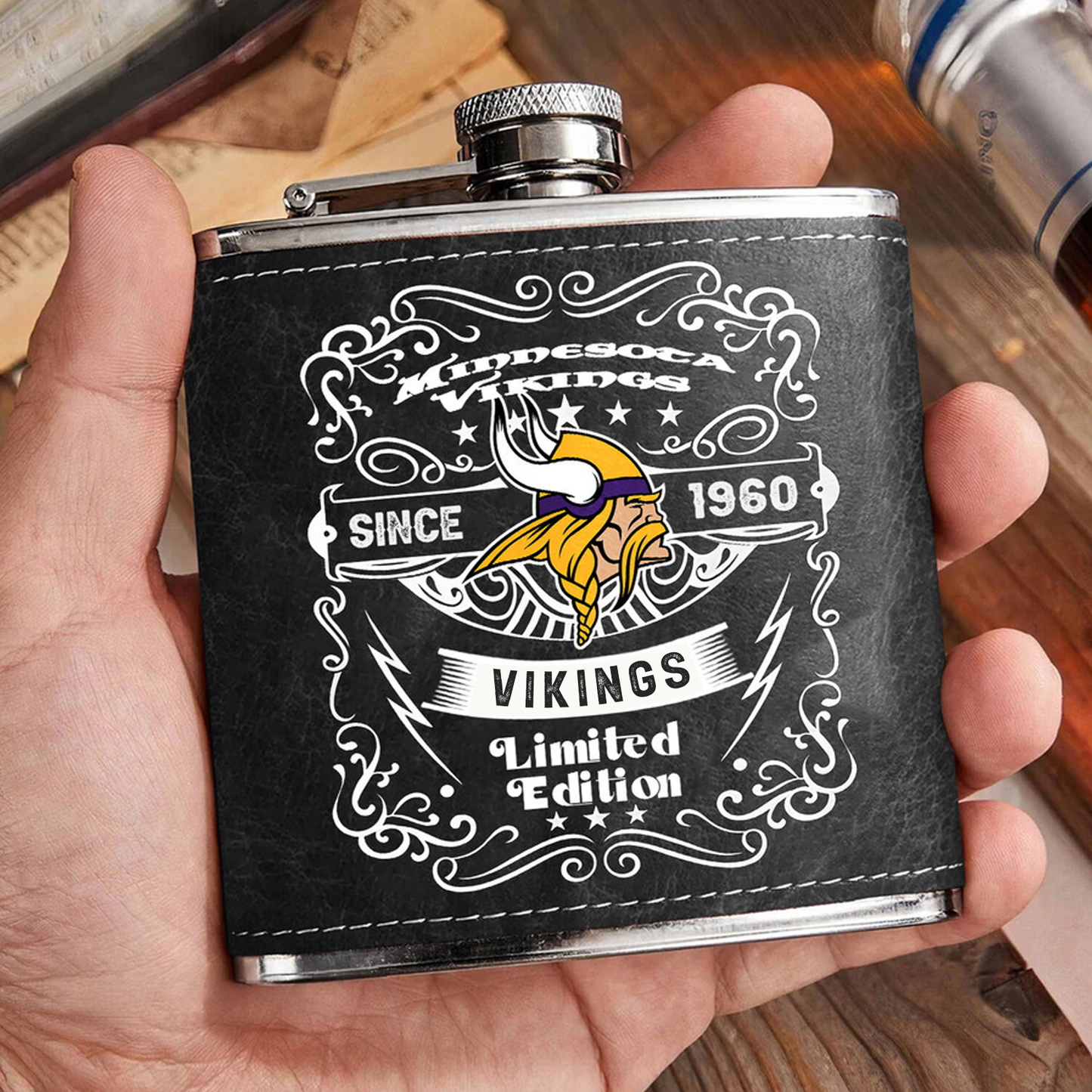 MIN x NFL Stainless Steel Flask DatND ThuongNH