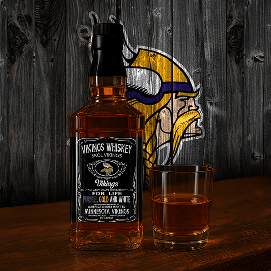 MIN x NFL Whiskey For True Fans Only DATND TANTD