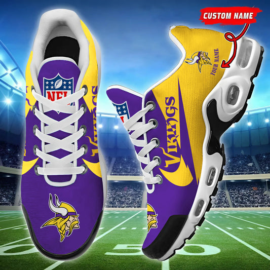 Minnesota Vikings Personalized Custom Name Football Shoes Sports