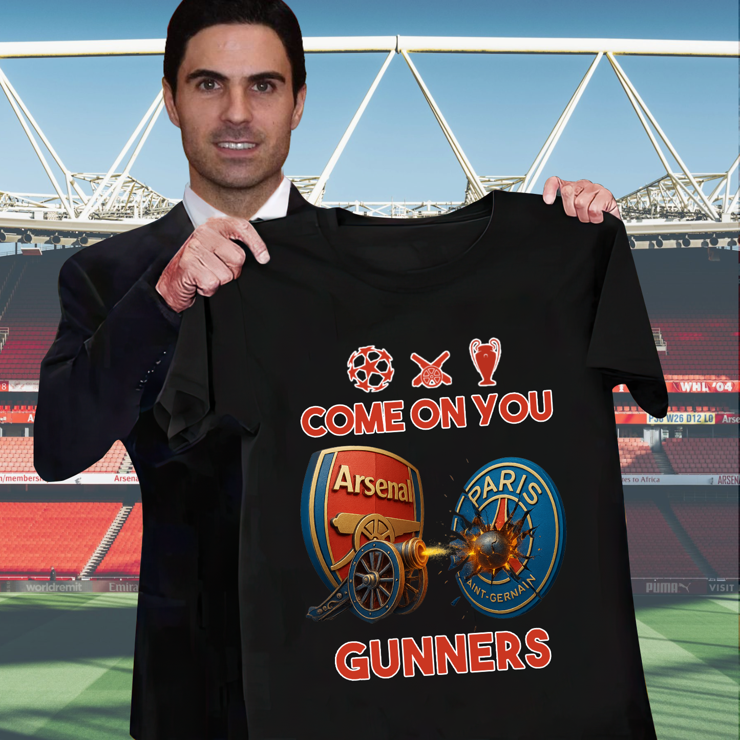 Com On You Gunners Shirt DDTCTND