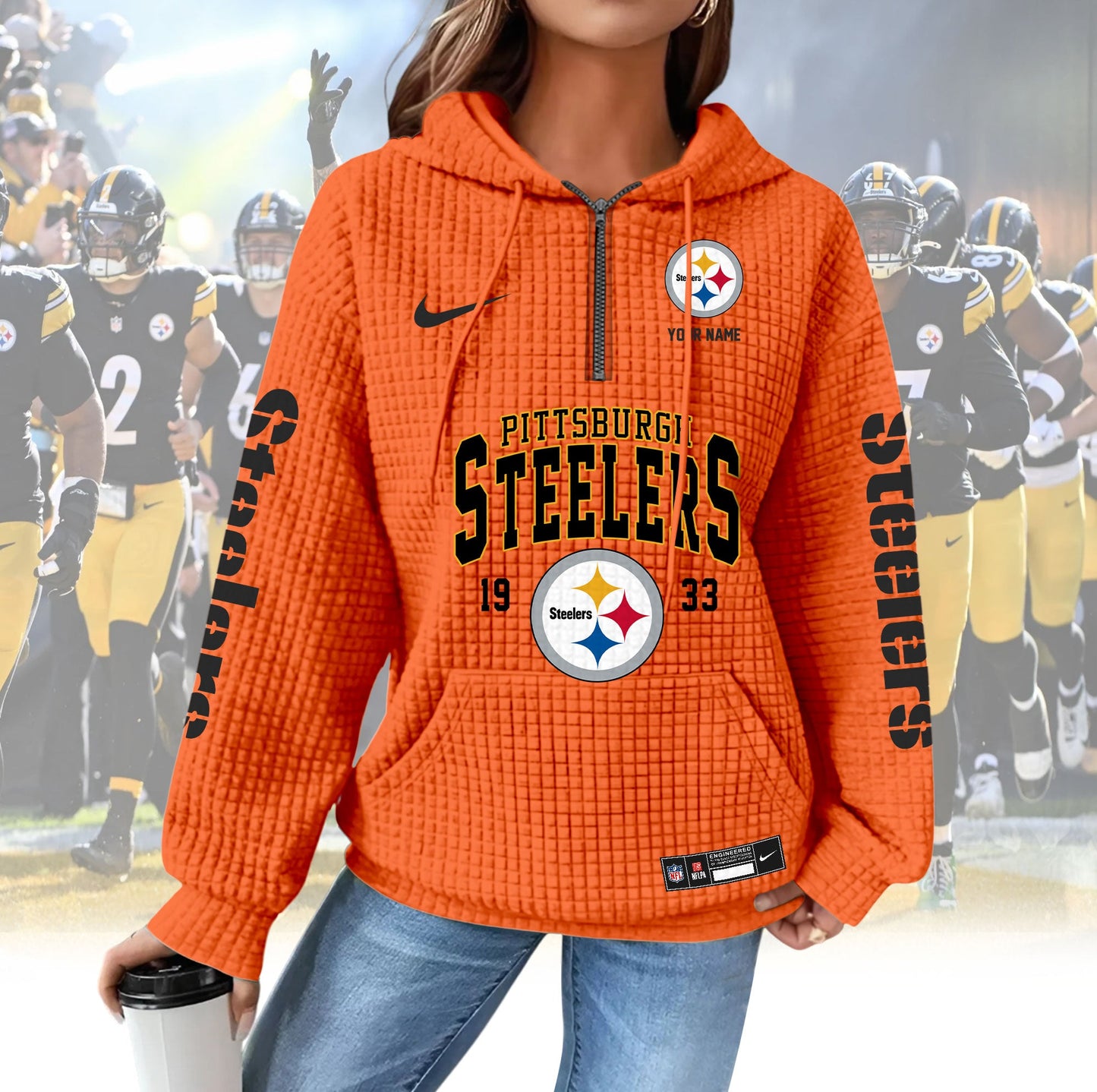 PS Premium NFL Waffle Hoodie DDT CTND