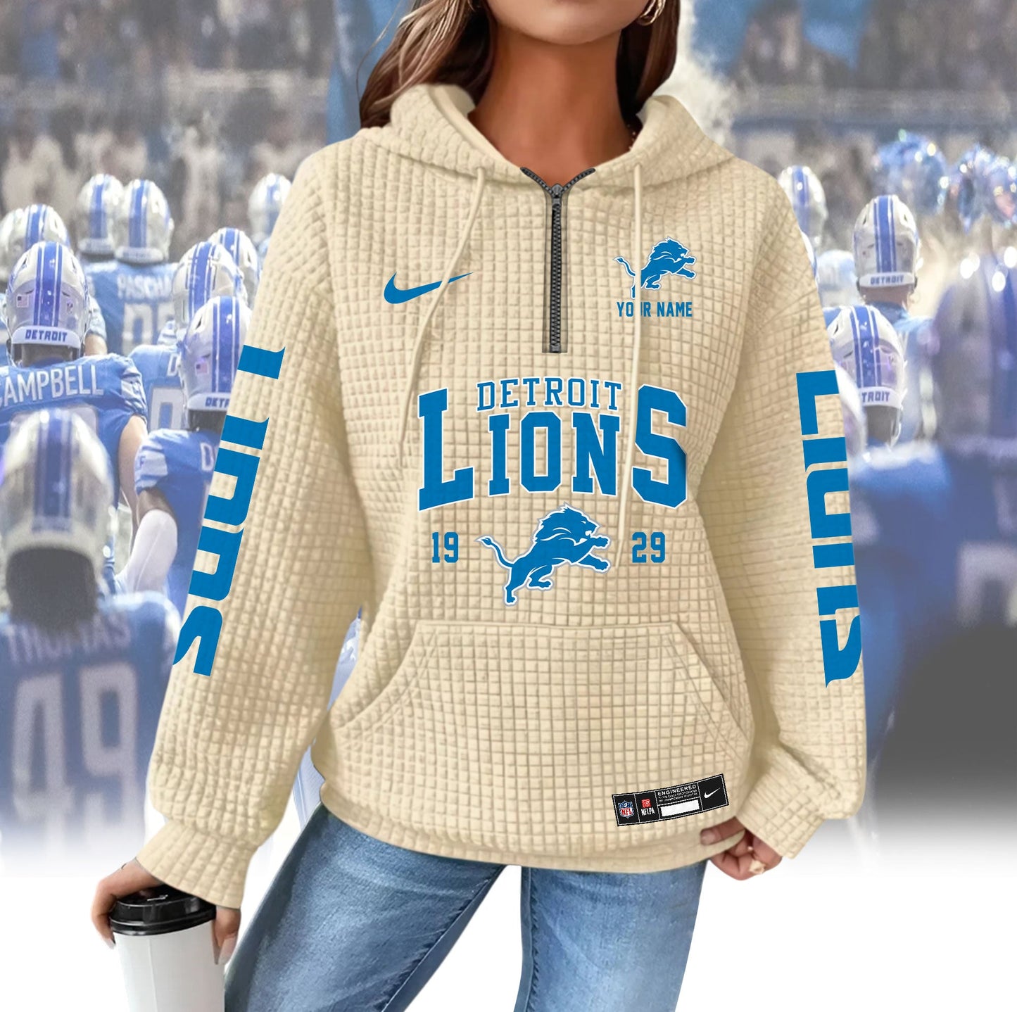 DL Premium NFL Waffle Hoodie DDT CTND