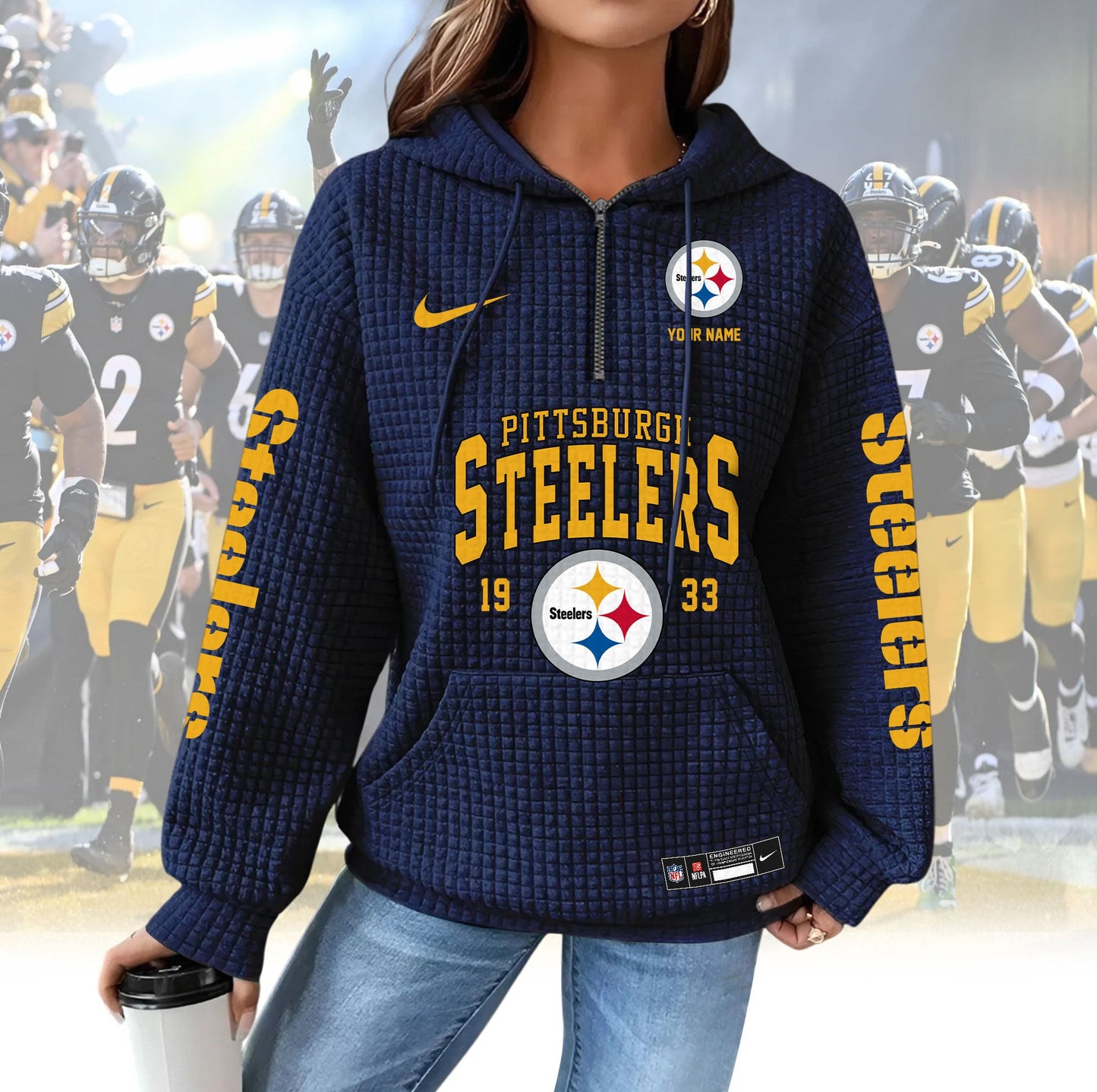 PS Premium NFL Waffle Hoodie DDT CTND