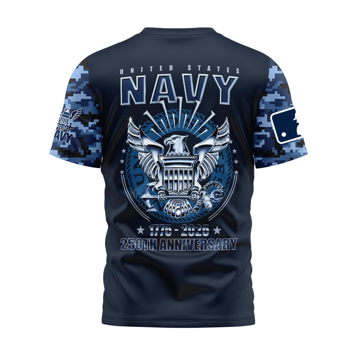 MLB MT Premium Navy 250 Years 3D Shirt DDT CTND